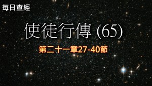 Read more about the article 使徒行傳（65）21:27-40